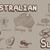 オーストラリアのスラングを絵で解説するイラスト